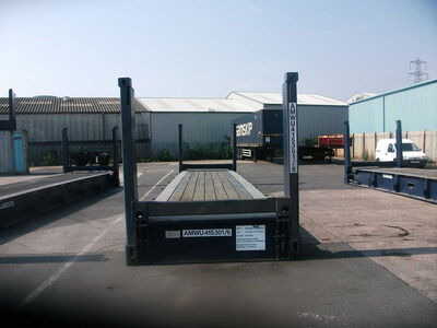 SHIPPING CONTAINER FLAT RACK SC12 click to zoom image