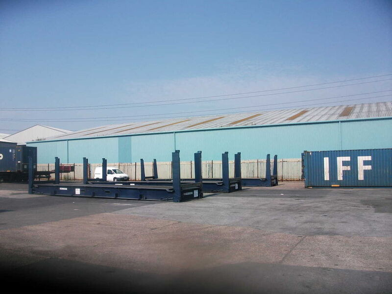 SHIPPING CONTAINER FLAT RACK SC12 click to zoom image