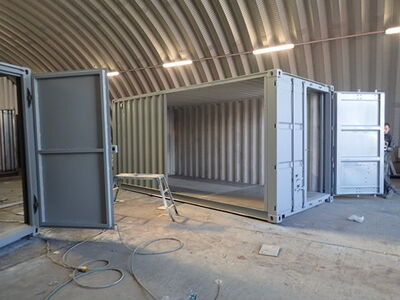 Shipping Container Conversions 2 x 18ft side joined