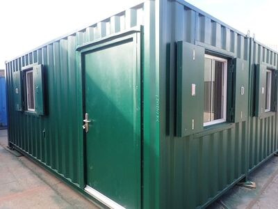 Shipping Container Conversions 2 x 20ft side joined clubhouse