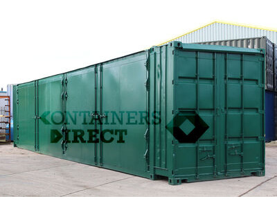 SHIPPING CONTAINERS 40ft with 2 sets of doors in side