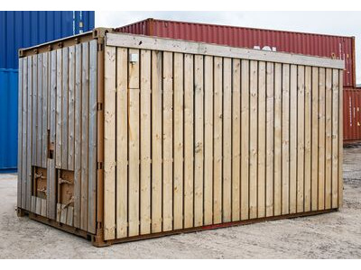 SHIPPING CONTAINERS 15ft - cladding, electrics and Grafotherm - OFF134644
