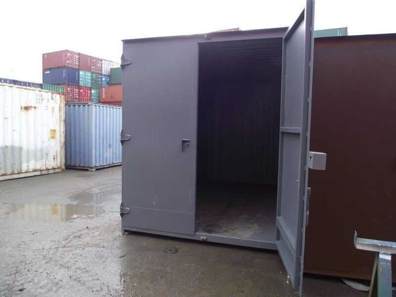 SHIPPING CONTAINERS 16ft High Cube S1 Doors click to zoom image