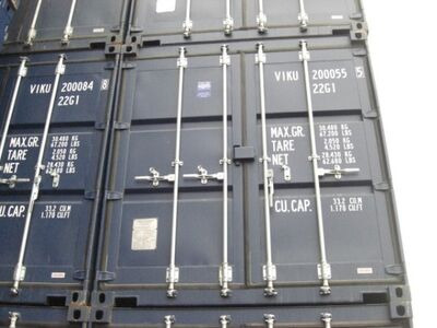  SHIPPING CONTAINERS NEARLY NEW ISO 20ft - 3186