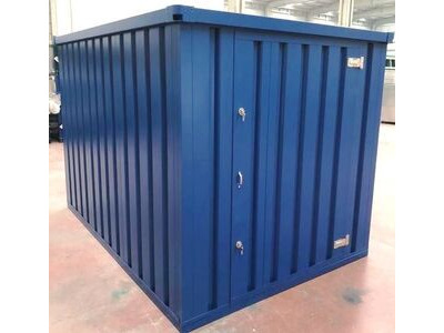 Flat Pack Shipping Containers 3m self assembly blue