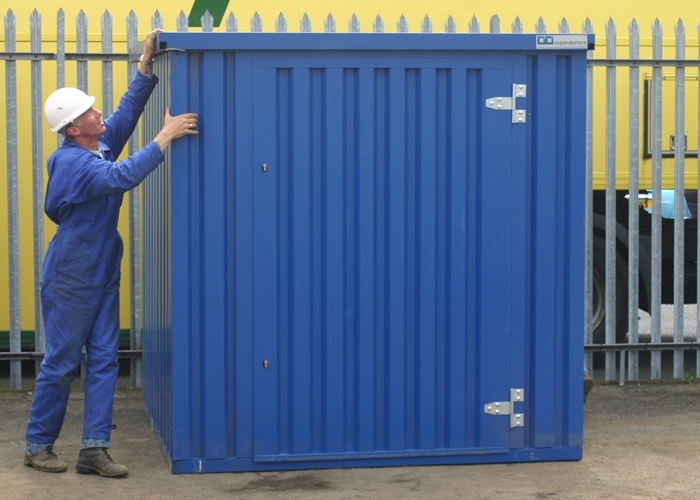 FLAT PACK CONTAINERS FOR SALE 2m self assembly blue 41053 £1015.00