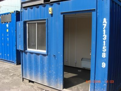 SITE OFFICES 10ft Steel Site Office 