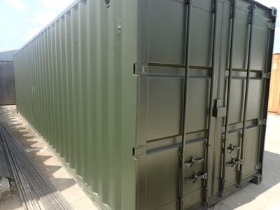 Shipping Container Conversions 30ft tunnel, ply lined