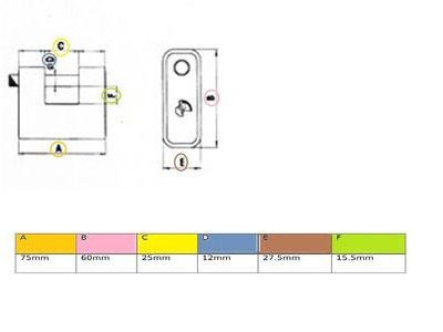 PADLOCKS Container Block Lock 2000 click to zoom image