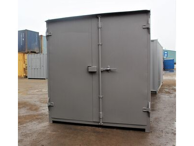 Second Hand 15ft Shipping Containers 15ft S1 Doors click to zoom image