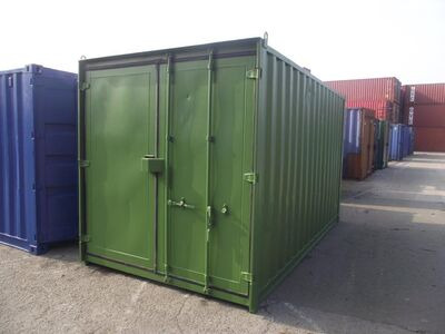 Second Hand 15ft Shipping Containers 15ft S3 Doors