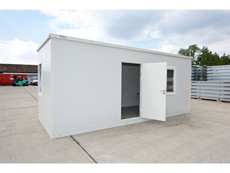 SELF ASSEMBLY SITE OFFICES 20ft FLAT PACK SITE OFFICE CONTAINER EXPCOM20 click to zoom image