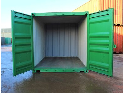 Second Hand 12ft Shipping Containers 12ft Shipping Container - S2 Doors click to zoom image