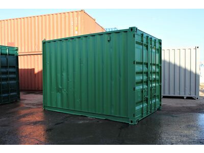 Second Hand 12ft Shipping Containers 12ft Shipping Container - S2 Doors click to zoom image