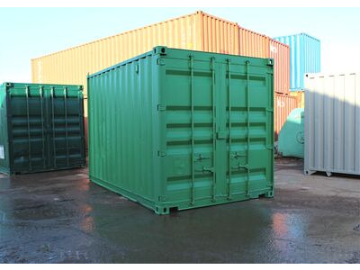 Second Hand 12ft Shipping Containers 12ft Shipping Container - S2 Doors click to zoom image
