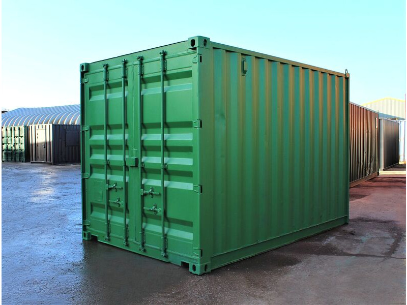 Second Hand 12ft Shipping Containers 12ft Shipping Container - S2 Doors click to zoom image