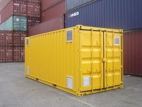 Shipping Container Conversions 24ft x 20ft garage CS74638, Case Studies, Garages