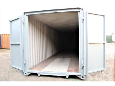 Second Hand 40ft Shipping Containers 40ft ISO S1 Doors click to zoom image