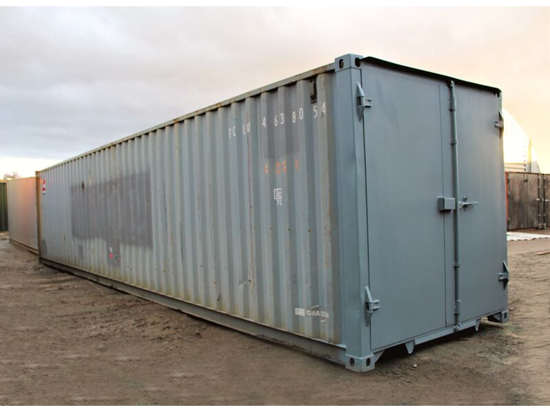 Second Hand 40ft Shipping Containers 40ft ISO S1 Doors click to zoom image