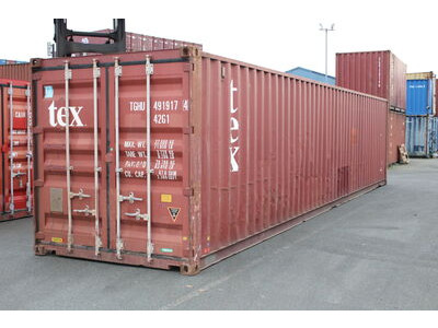 Second Hand 40ft Shipping Containers 40ft S2 Doors click to zoom image