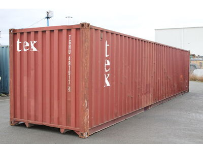 Second Hand 40ft Shipping Containers 40ft S2 Doors click to zoom image