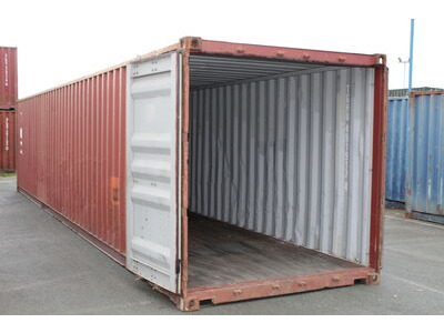 Second Hand 40ft Shipping Containers 40ft S2 Doors click to zoom image