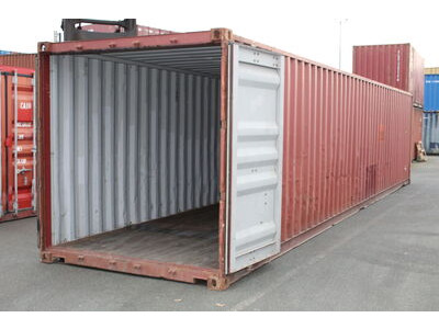 Second Hand 40ft Shipping Containers 40ft S2 Doors click to zoom image