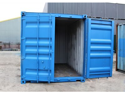 Second Hand 10ft Shipping Containers 10ft Used Shipping Container - S2 Doors click to zoom image