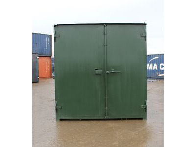 Second Hand 10ft Shipping Containers 10ft S1 Doors click to zoom image