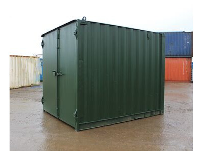 Second Hand 10ft Shipping Containers 10ft S1 Doors click to zoom image
