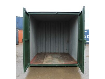 Second Hand 10ft Shipping Containers 10ft S1 Doors click to zoom image