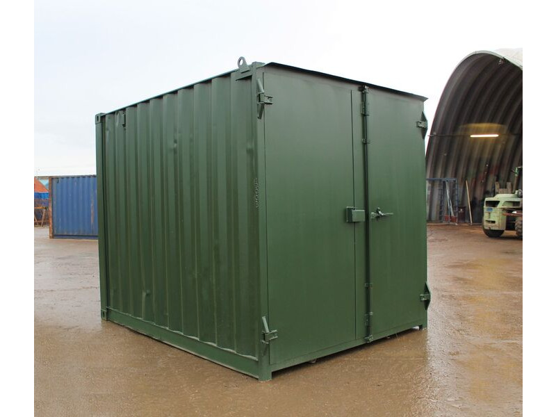 Second Hand 10ft Shipping Containers 10ft S1 Doors click to zoom image