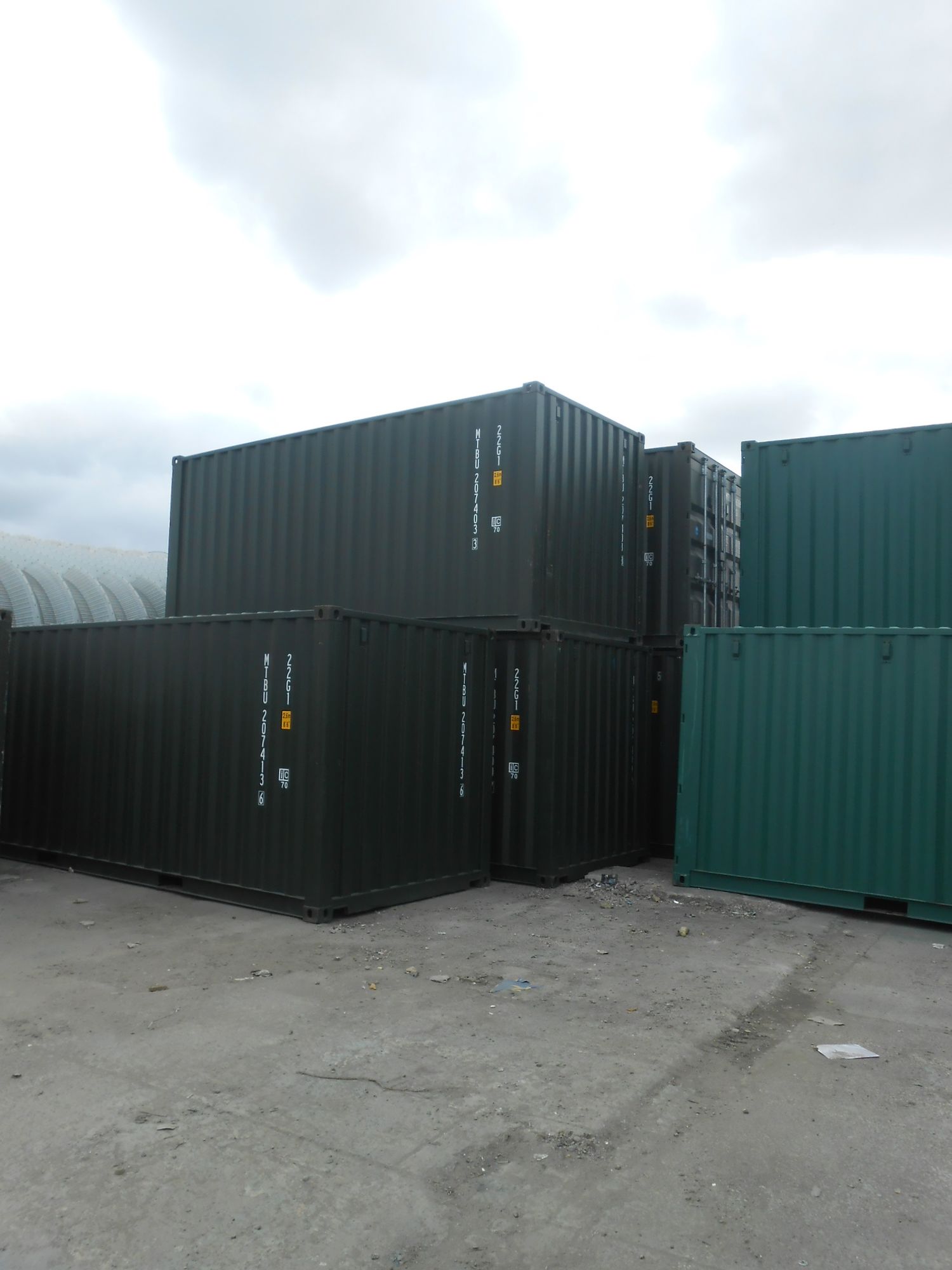 20FT Shipping Container – One Trip, A Grade - Black - SEA