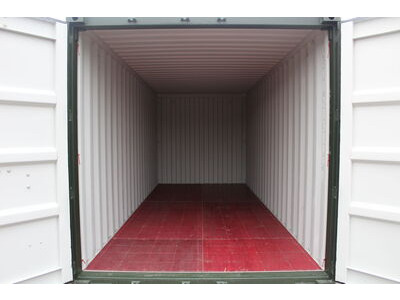 New 20ft Shipping Containers 20ft Once Used S2- Original Doors click to zoom image