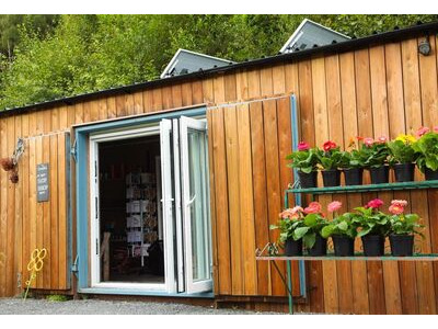 Shipping Container Conversions 40ft cladded garden centre shop click to zoom image