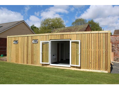 Shipping Container Conversions 20ft x 32ft swimming pool changing rooms