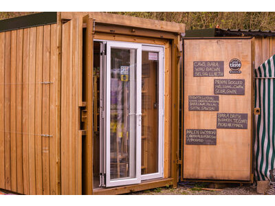 Shipping Container Conversions 20ft cladded farm shop click to zoom image