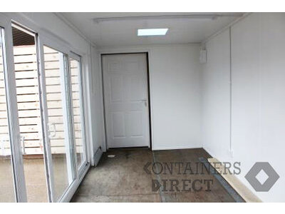 Shipping Container Conversions 3 x 20ft joined up store, workshop and kitchen click to zoom image