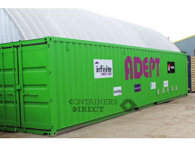 Shipping Container Conversions 40ft renewable energy equipment store