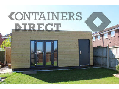 Shipping Container Conversions 20ft pink garden room CS69348, Case  Studies, Conversion Gallery