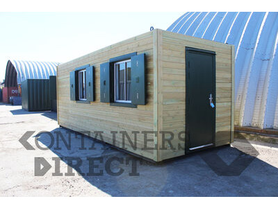 Shipping Container Conversions 20ft cladded gatehouse and visitor centre