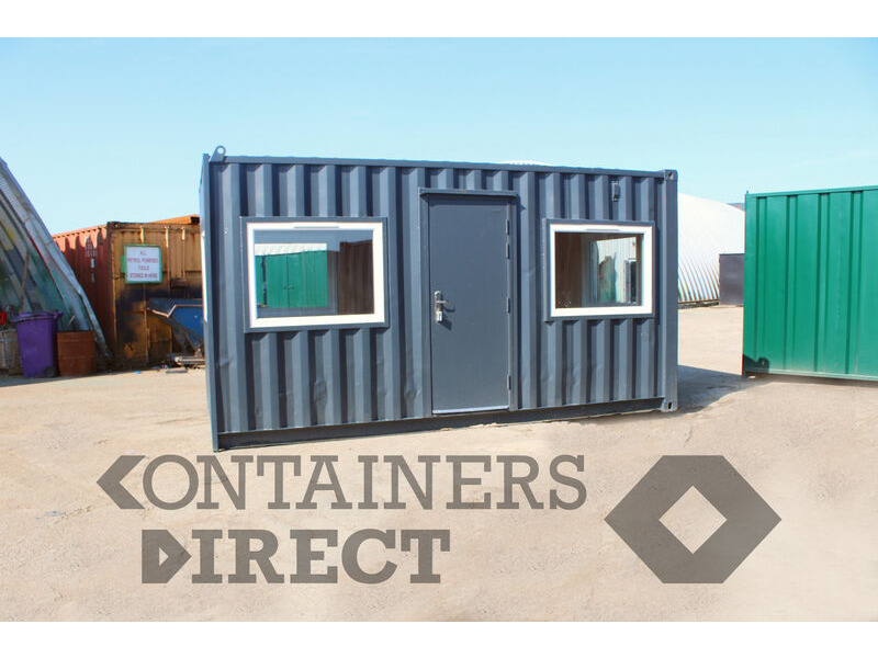 Shipping Container Conversions 16ft office click to zoom image