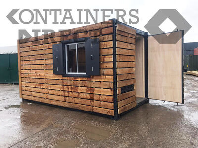 Shipping Container Conversions 15ft with ply lining