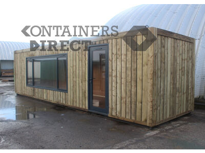 Shipping Container Conversions 30ft cladded classroom