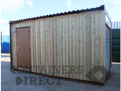 Shipping Container Conversions 15ft garden split office/store