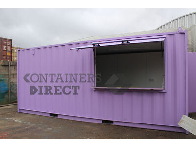 Shipping Container Conversions 20ft pink garden room CS69348, Case  Studies, Conversion Gallery