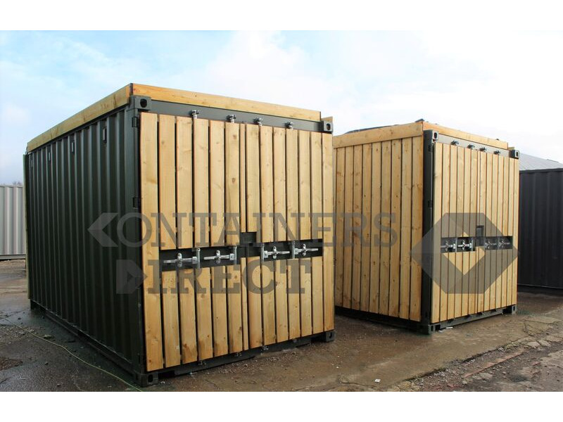 Shipping Container Conversions 15ft Workshop with Living Roof click to zoom image
