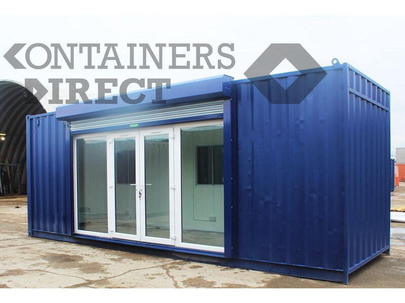 Shipping Container Conversions 25ft ModiBox with bathroom click to zoom image