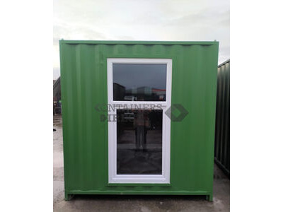 Shipping Container Conversions 10ft art studio with French doors