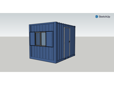 Shipping Container Conversions 10ft WorkBox click to zoom image